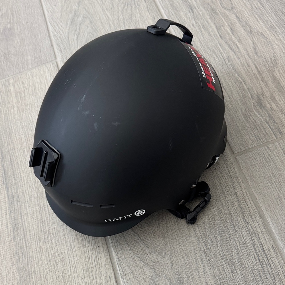 Rant Black Ski Helmet